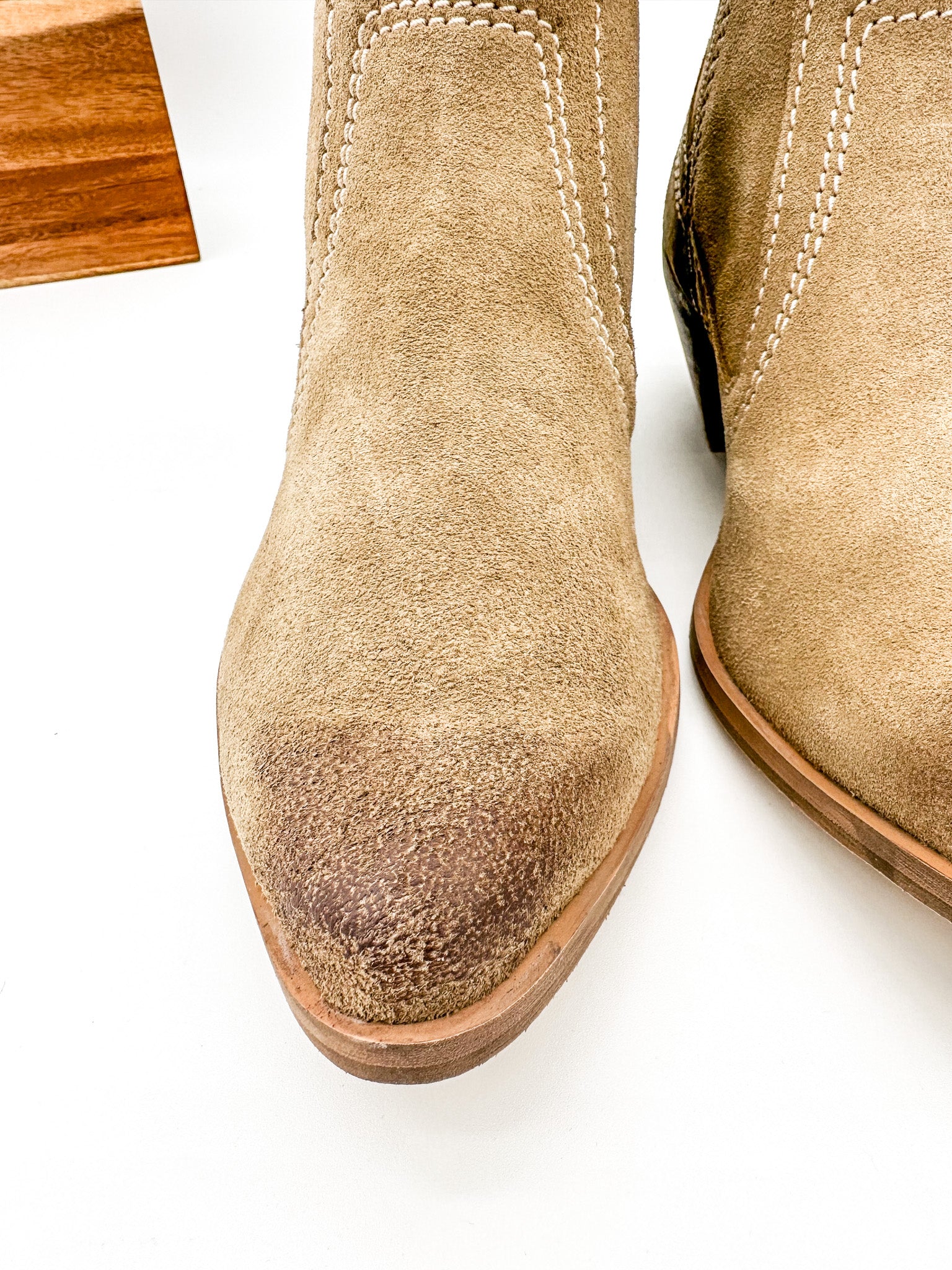 Smithy Suede Ankle Boot in Tan Shoes Ave Shops- Tilden Co.