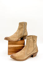 Smithy Suede Ankle Boot in Tan Shoes Ave Shops- Tilden Co.