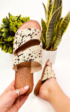 Spirited Sandals in Black and White 130 Sandals Naughty Monkey- Tilden Co.