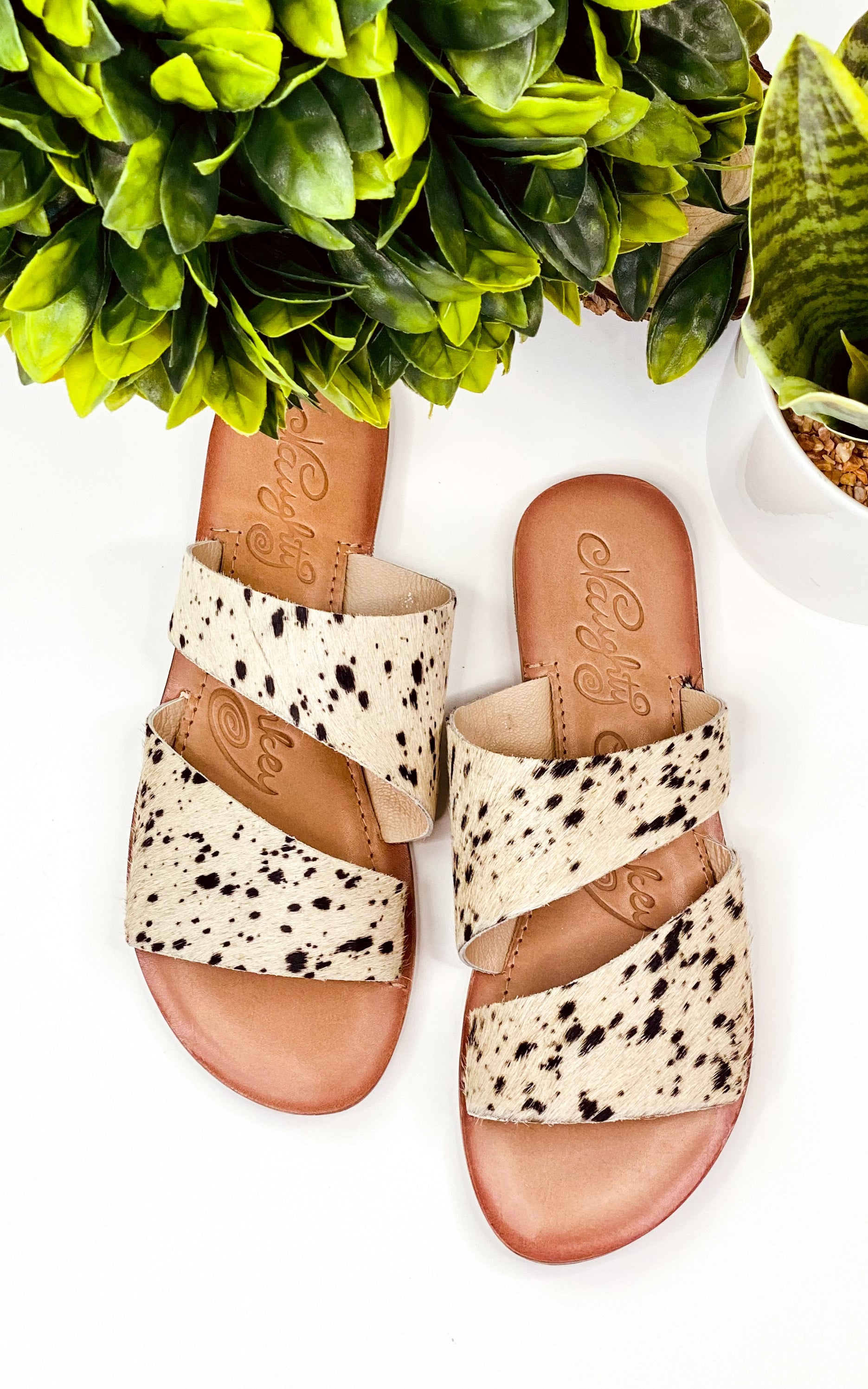 Spirited Sandals in Black and White 130 Sandals Naughty Monkey- Tilden Co.