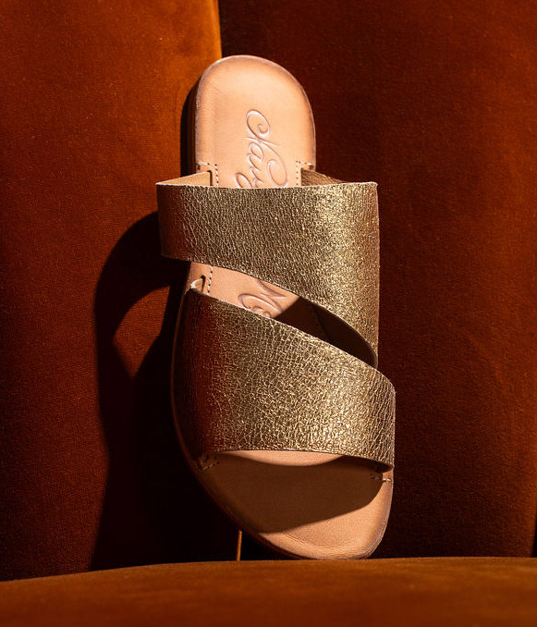 Spirited Sandals in Gold 130 Sandals Naughty Monkey- Tilden Co.