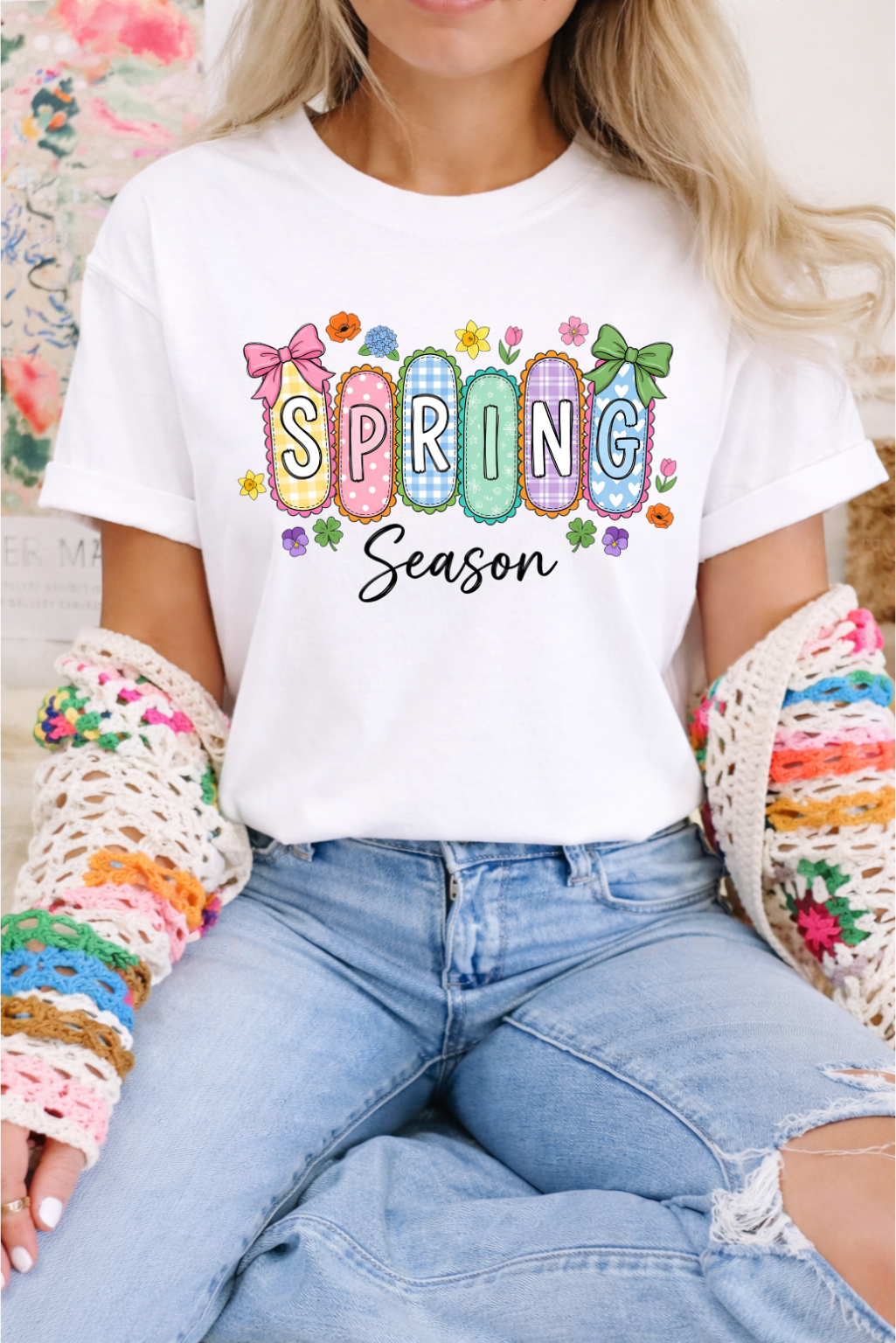 Spring Season Graphic Tee and Sweatshirt Sweater Ave Shops- Tilden Co.