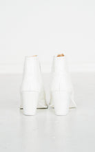 Tarim Booties in White Croc 110 Fashion Boots Naughty Monkey- Tilden Co.