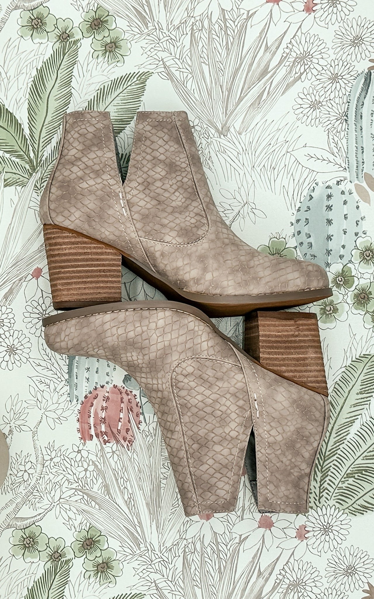 Tarim Bootie in Taupe    Shoes Ave Shops- Tilden Co.