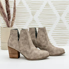 Tarim Bootie in Taupe    Shoes Ave Shops- Tilden Co.