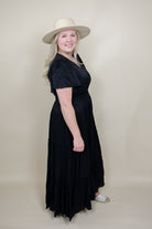 Taylor Dress in Black Dress Mikarose- Tilden Co.