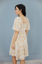 The Ru in Honeyed Gleam    Midi Dress Mikarose- Tilden Co.