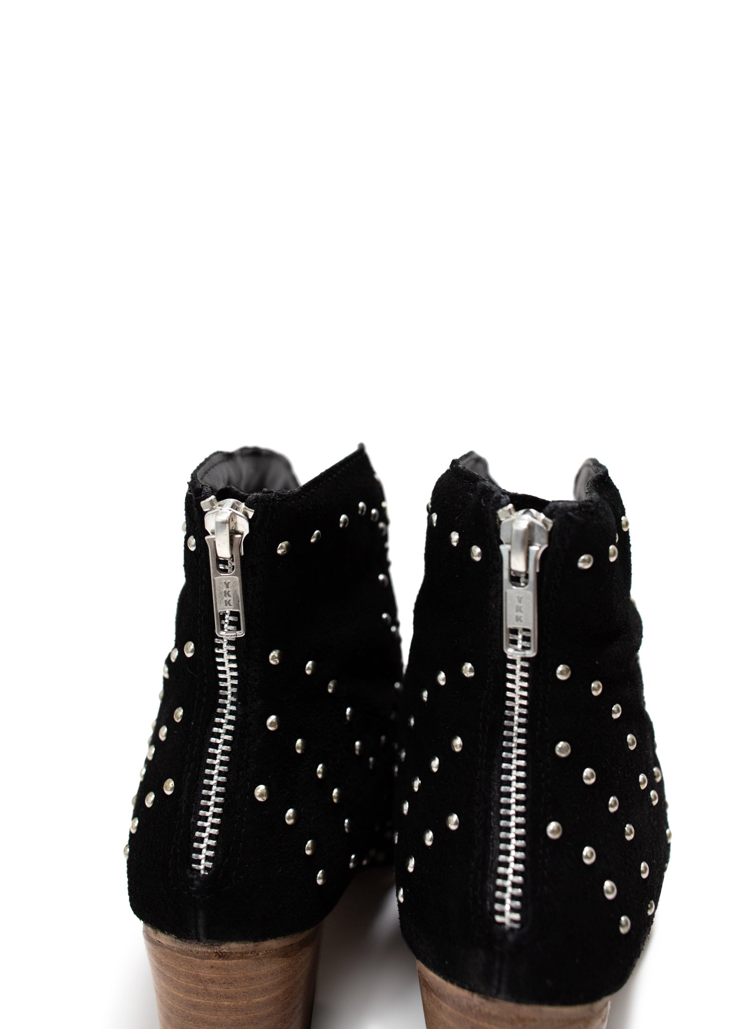 Twilight Studded Heeled Ankle Boot in Black 100 Western Boots Naughty Monkey- Tilden Co.