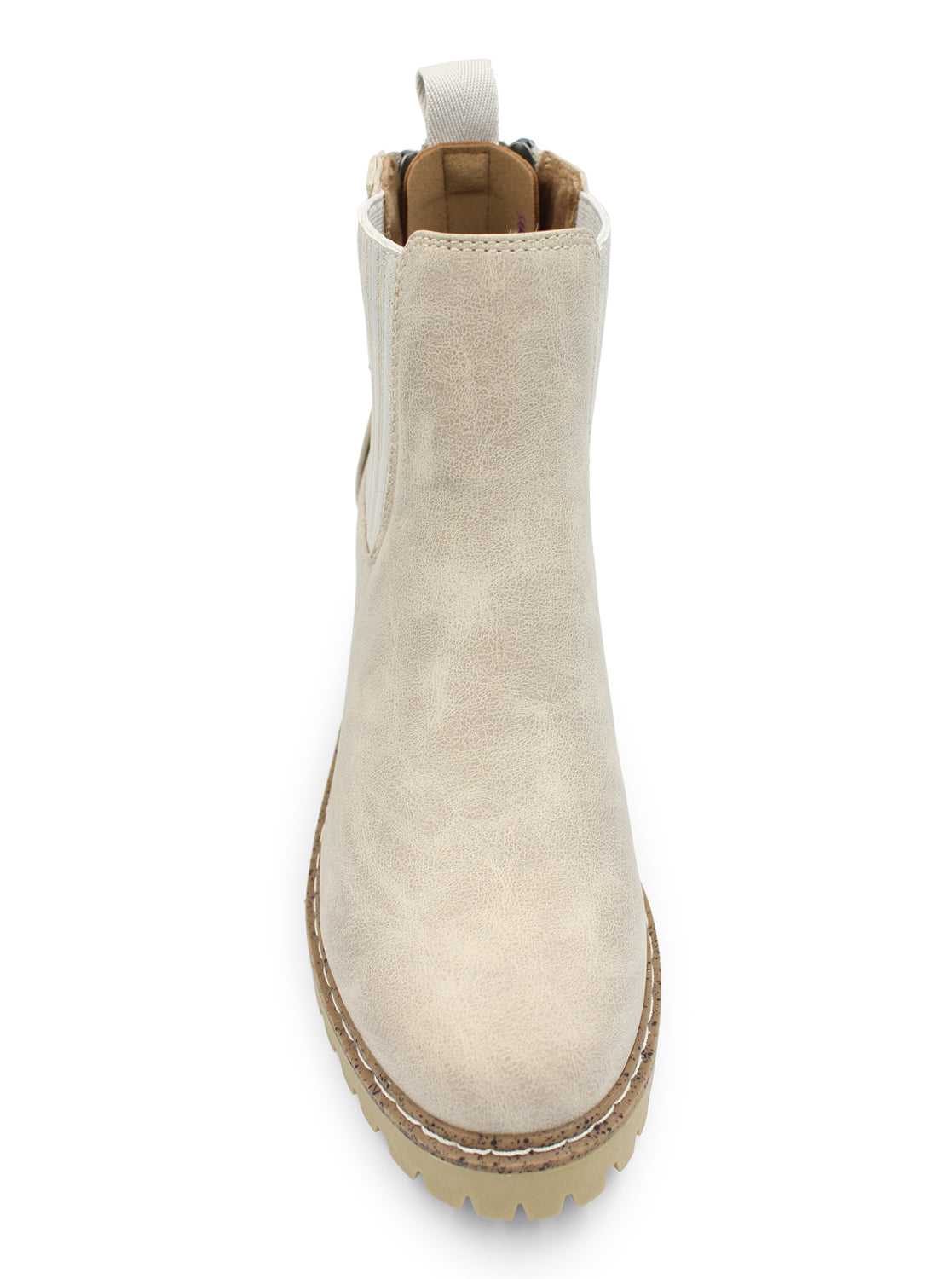Layten Heel Boots in White Sands    Shoes Blowfish Malibu- Tilden Co.