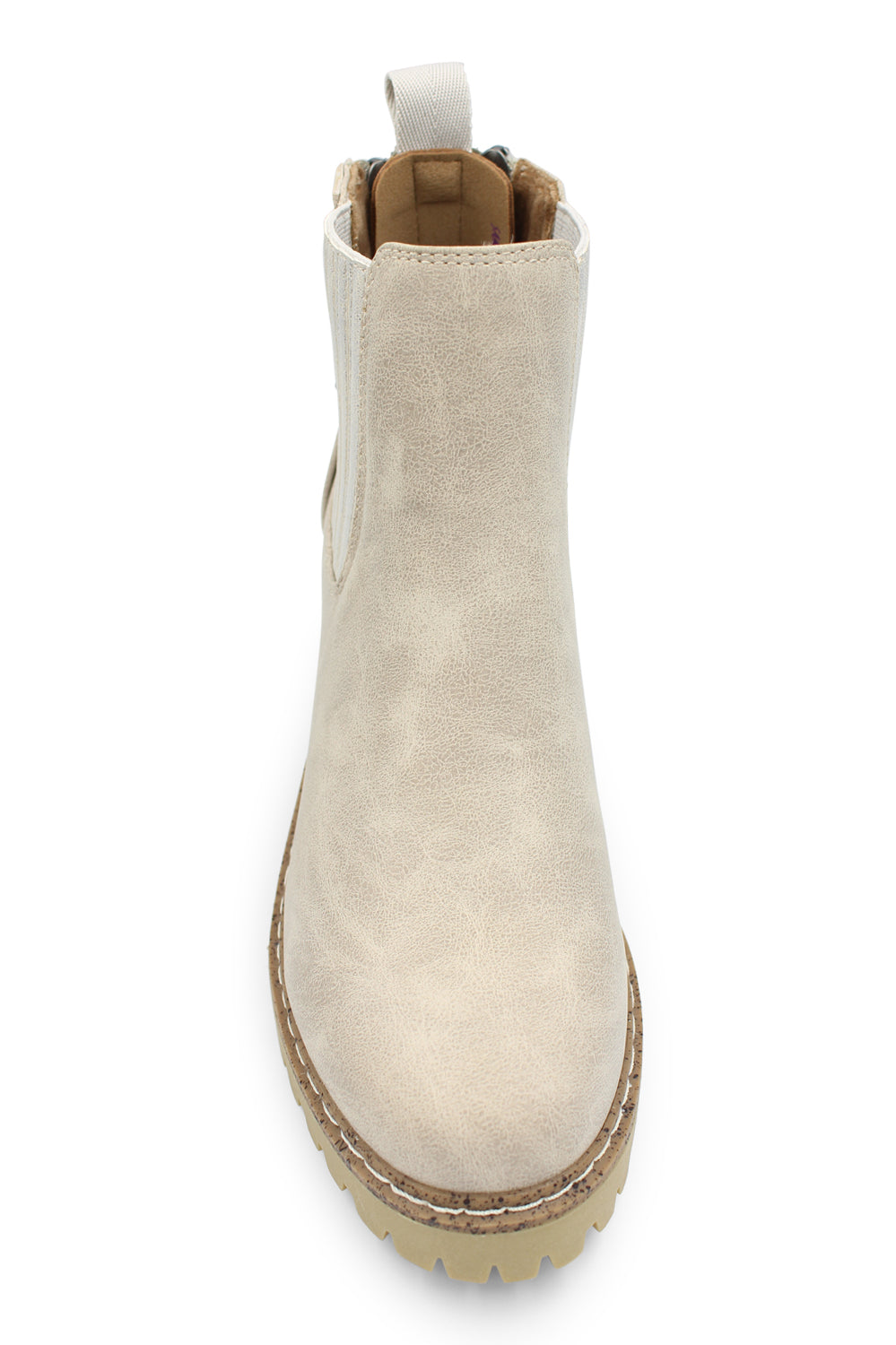 Layten Heel Boots in White Sands    Shoes Blowfish Malibu- Tilden Co.
