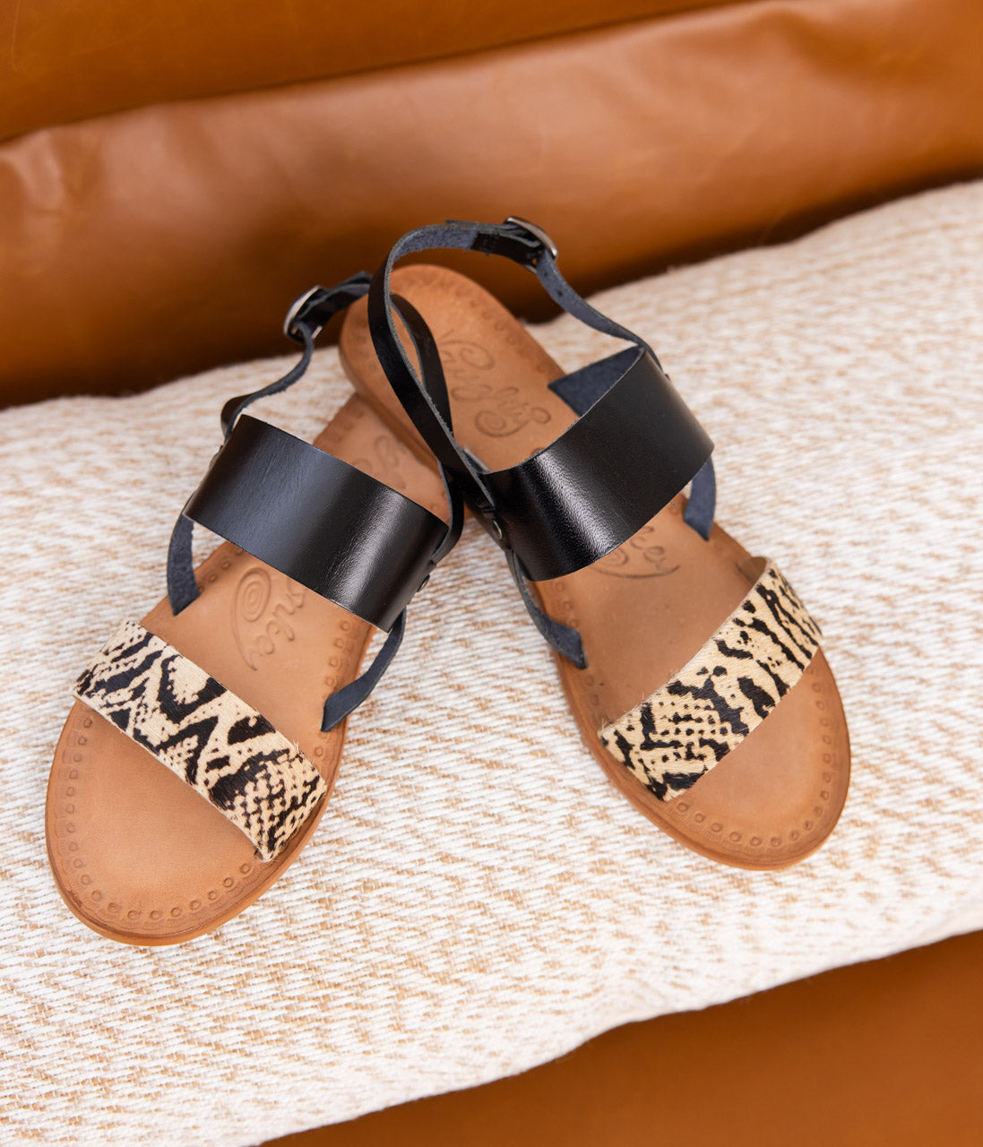 Waco Sandal in Black 130 Sandals Naughty Monkey- Tilden Co.