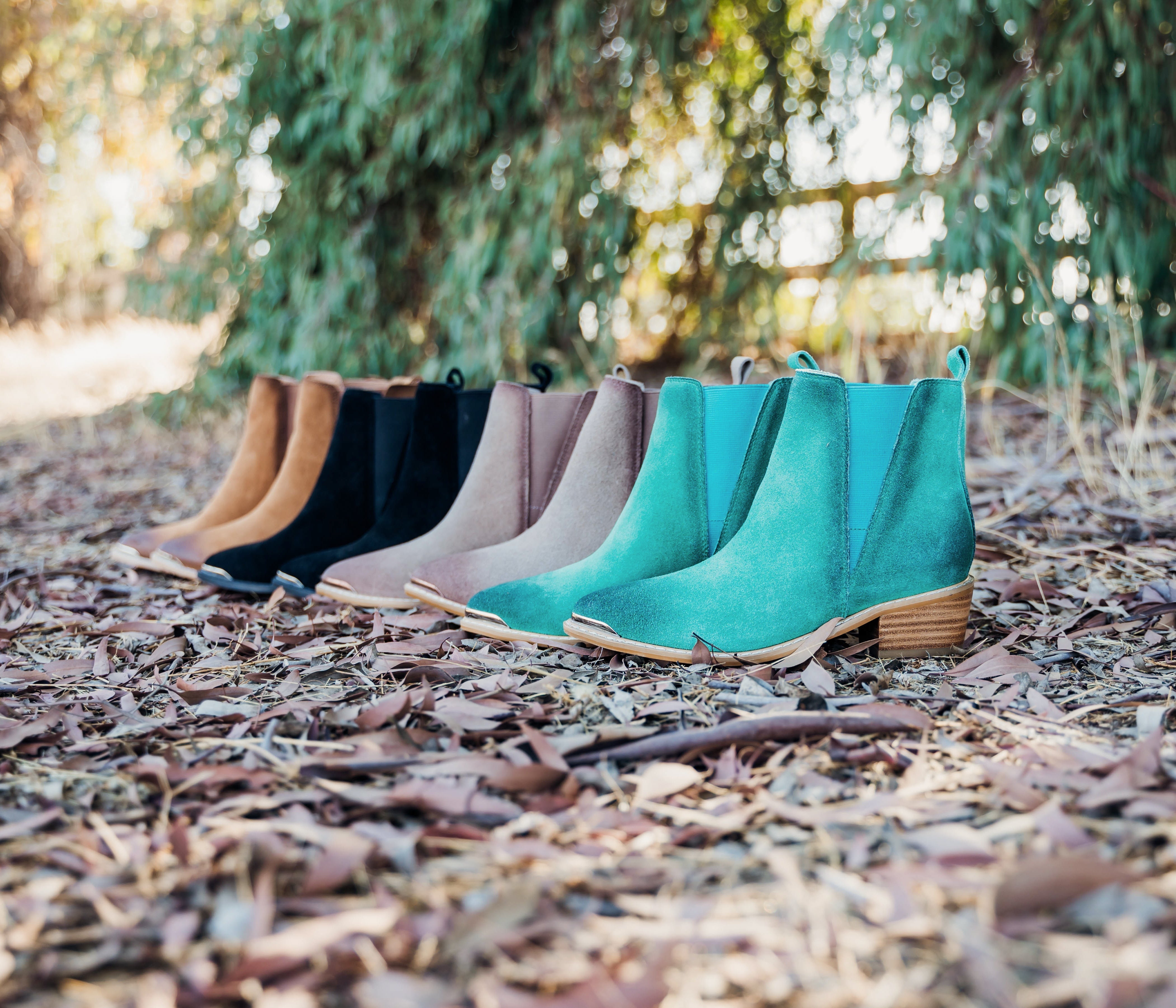 Wylie Suede Ankle Boot in Black Shoes Ave Shops- Tilden Co.