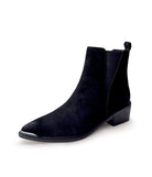 Wylie Suede Ankle Boot in Black Shoes Ave Shops- Tilden Co.