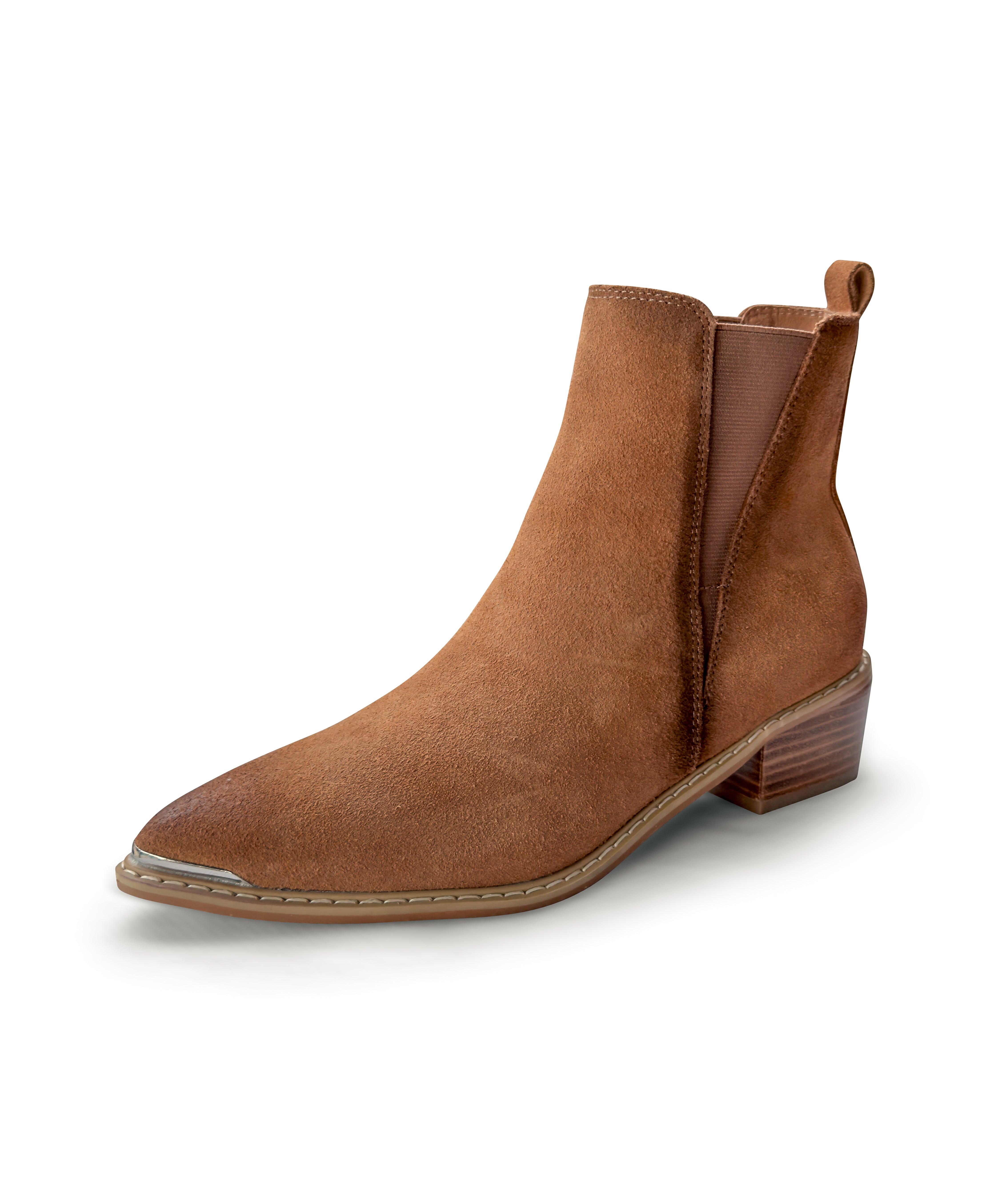 Wylie Suede Ankle Boot in Tan Shoes Ave Shops- Tilden Co.