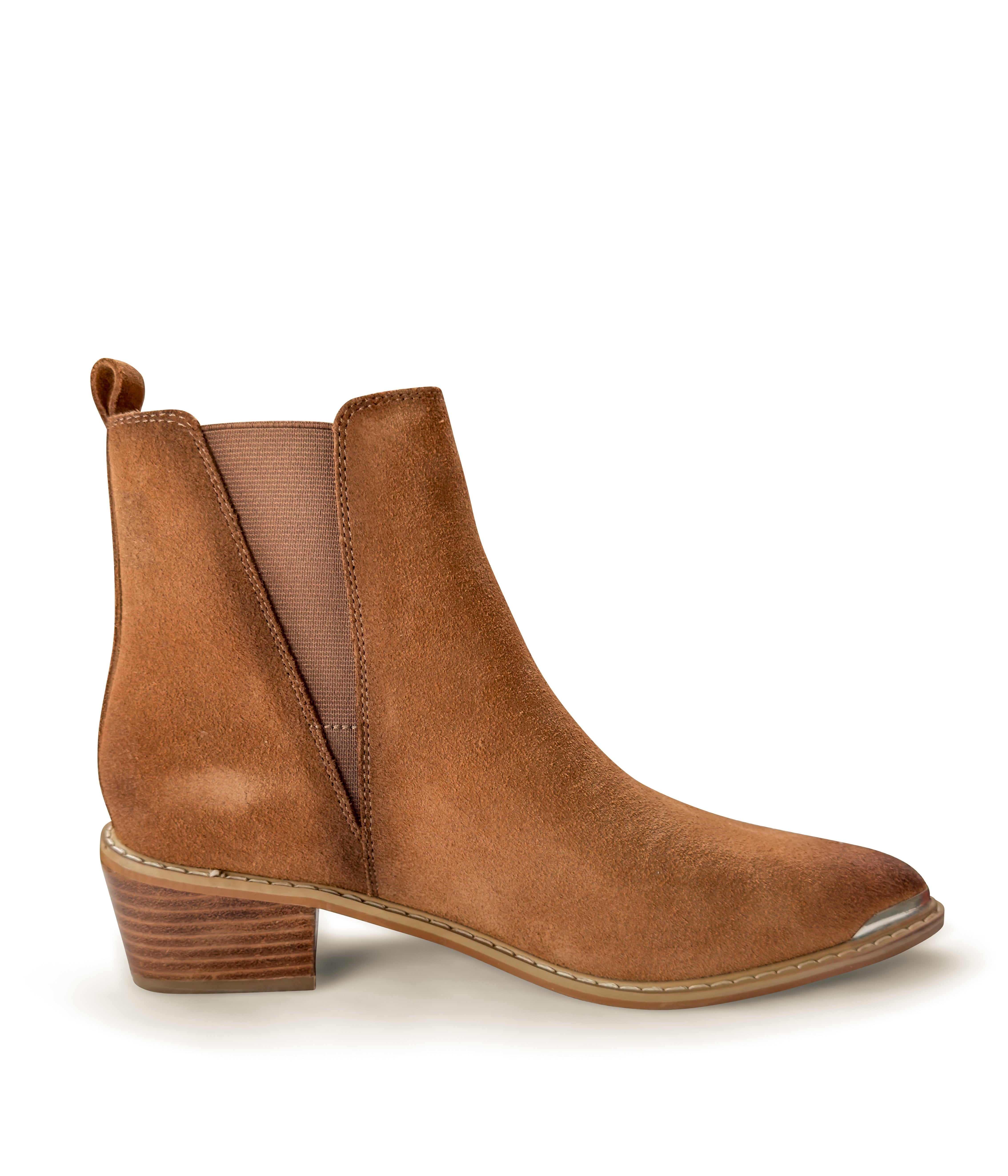 Wylie Suede Ankle Boot in Tan Shoes Ave Shops- Tilden Co.