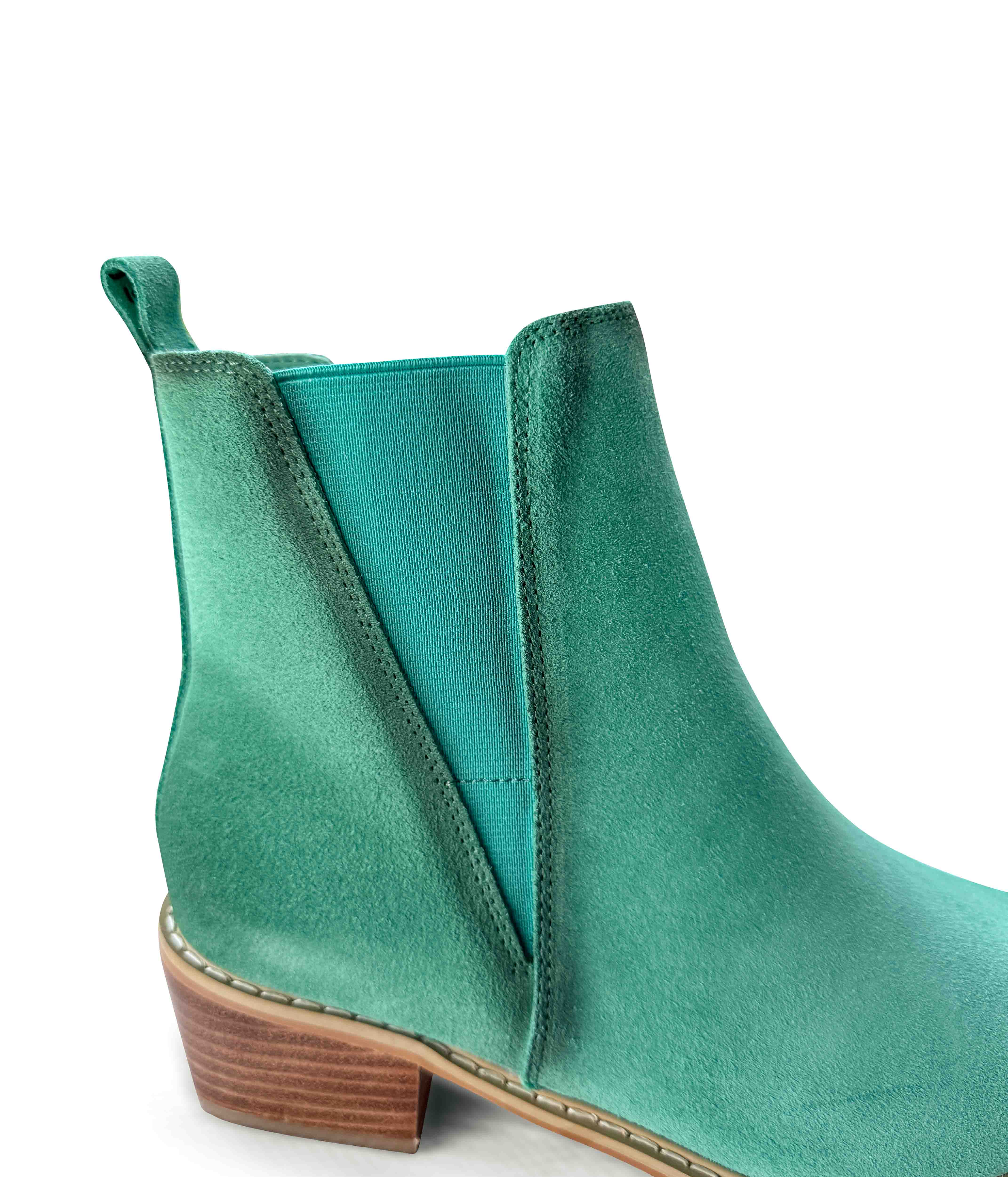 Wylie Suede Ankle Boot in Teal Shoes Ave Shops- Tilden Co.