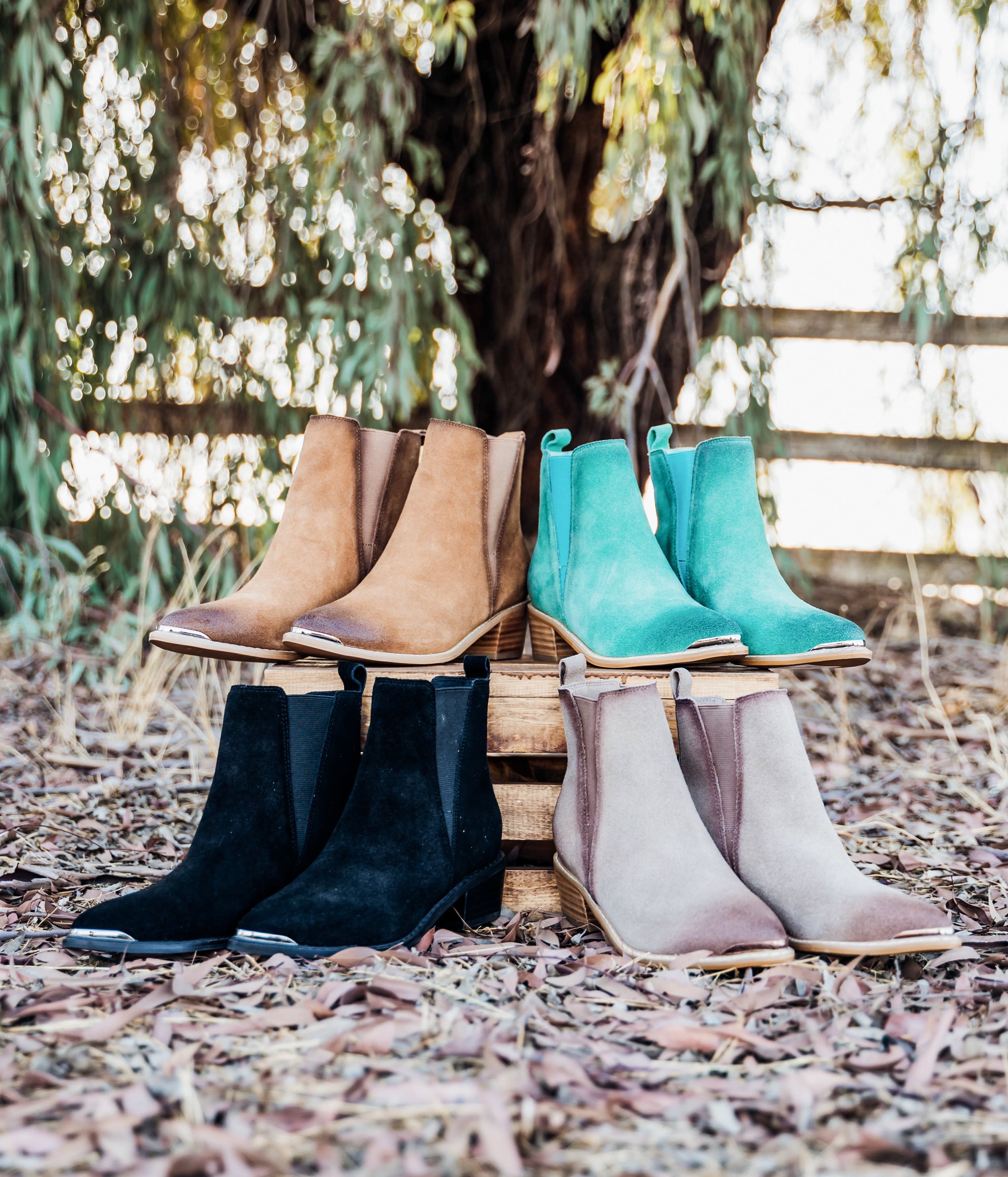 Wylie Suede Ankle Boot in Black Shoes Ave Shops- Tilden Co.