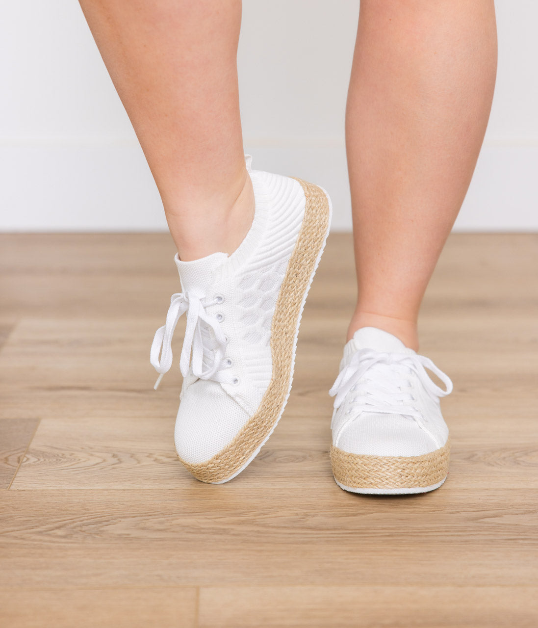 Yaras Sneakers in White 120 Sneakers Naughty Monkey- Tilden Co.