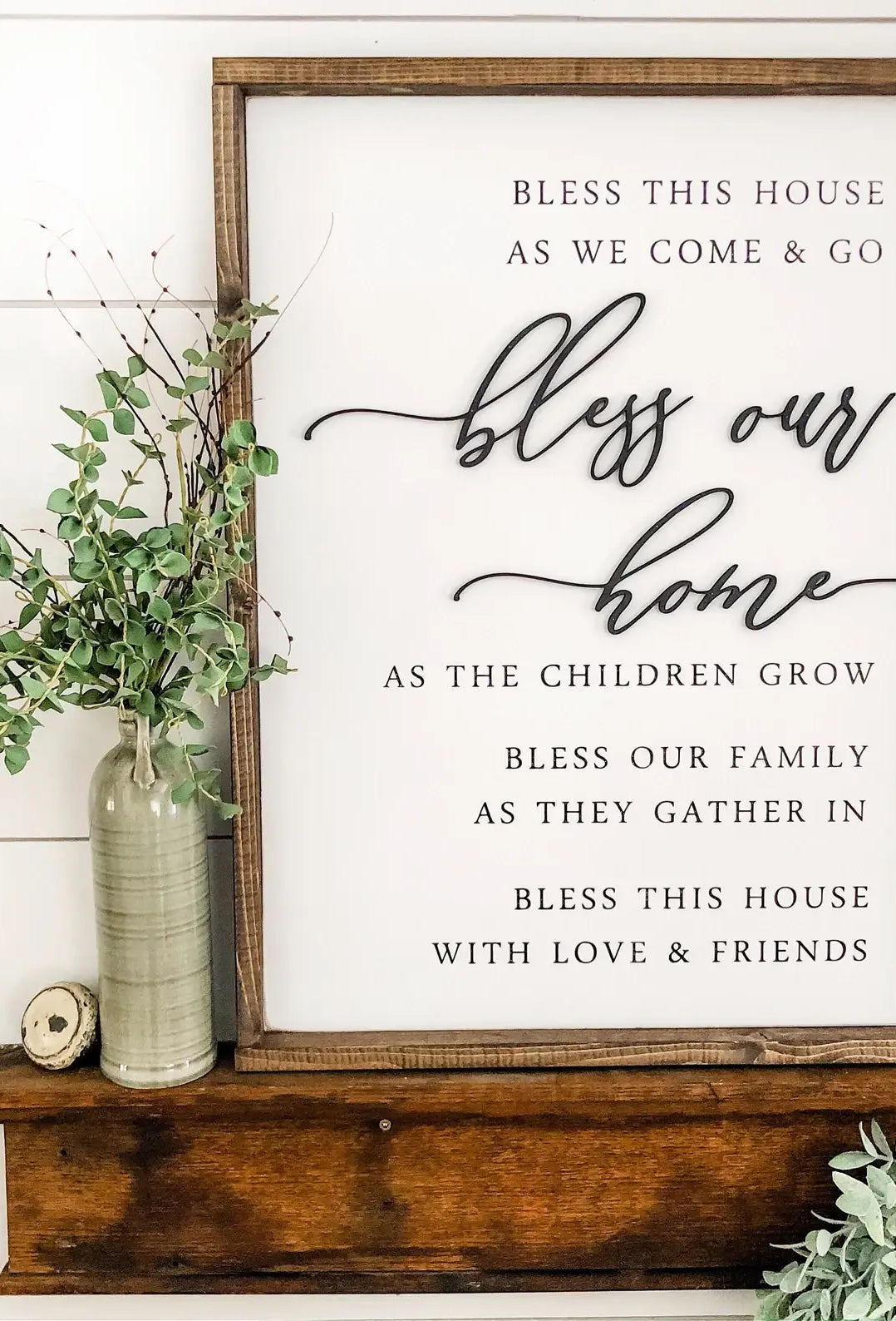 Bless our Home 11x14 Inches 11x14 Inches  decor WillowBee Signs & Designs- Tilden Co.