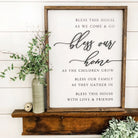 Bless our Home 11x14 Inches 11x14 Inches  decor WillowBee Signs & Designs- Tilden Co.