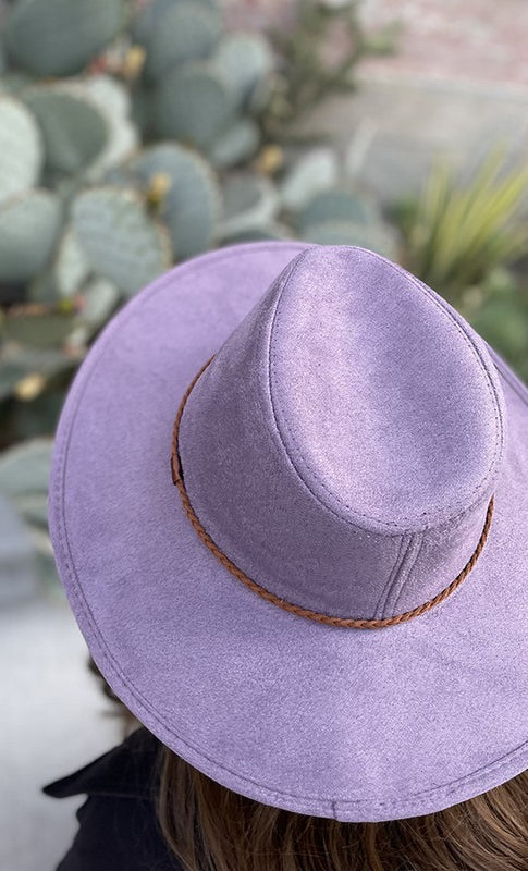 Vegan Suede Panama Hat    Hats Love and Thyme- Tilden Co.