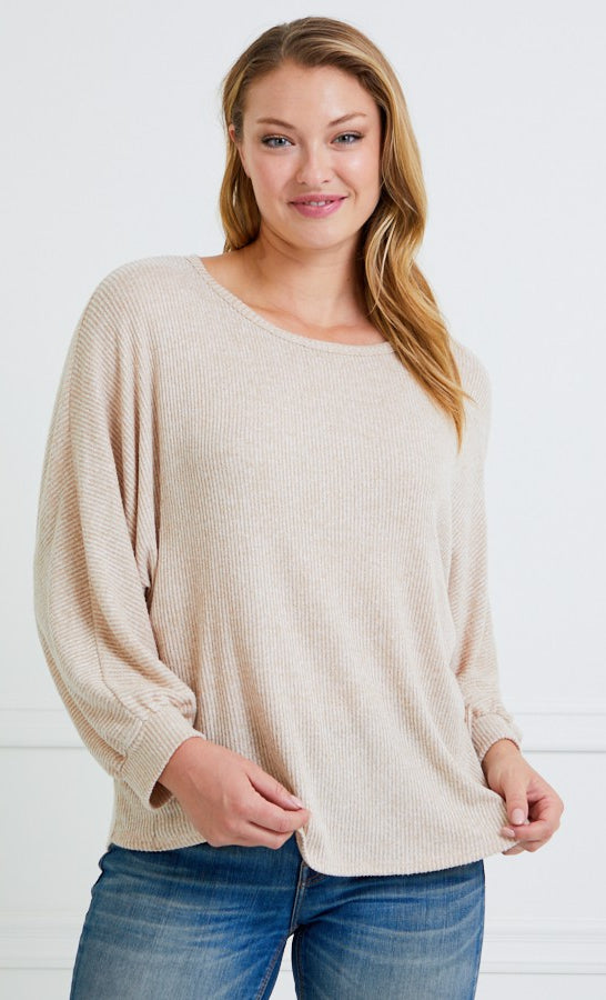 Plus Ultra Soft Knit Sweater- Final Sale    Shirts & Tops Chris and Carol- Tilden Co.
