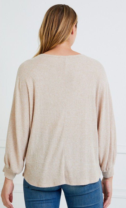 Plus Ultra Soft Knit Sweater- Final Sale    Shirts & Tops Chris and Carol- Tilden Co.