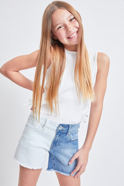 ショートパンツ 25SS NERDY color block woven shorts COLLEGE DOBBY SHORTS #Blue [SU25-B05] – cocorozashi