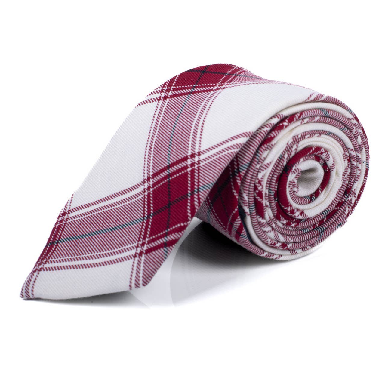 Men's 100% Cotton Checkered Ties     Selini New York- Tilden Co.