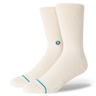 Stance Icon Crew Socks Small (Men 3-5.5 / Women 5-7.5) / White Small (Men 3-5.5 / Women 5-7.5) White socks Stance- Tilden Co.