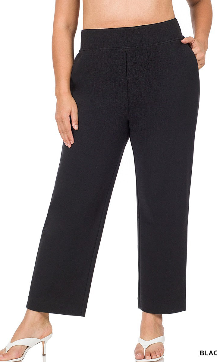 Stretch Pull-On Dress Pants (Size 3X) - Final Sale    Pants Zenana- Tilden Co.