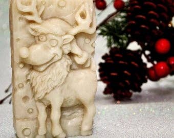 Reindeer Soaps: Cranberry Pomegranate    hand soap The Grecian Soap Company- Tilden Co.