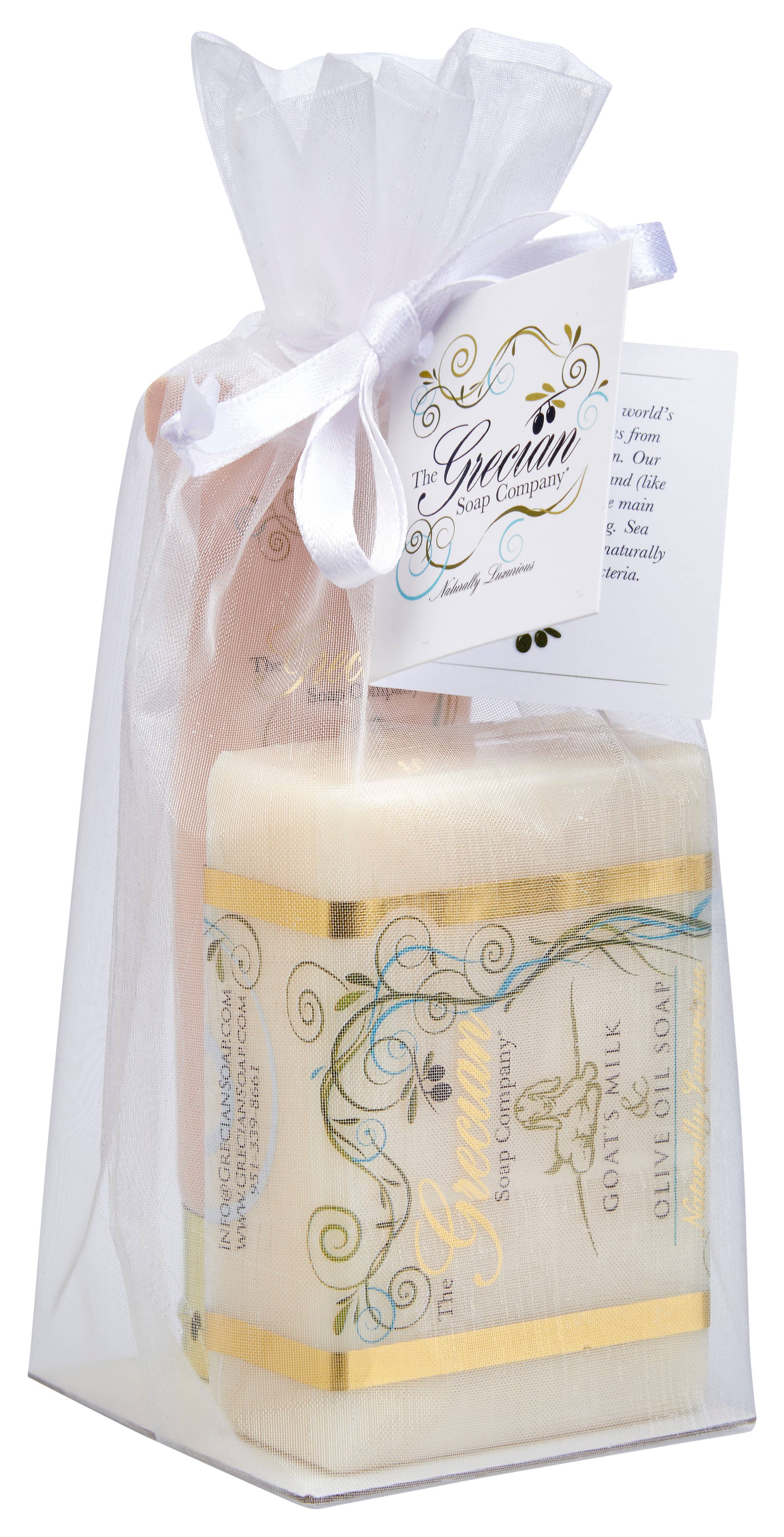 Goat's Milk Soap and Lotion Gift Set: Almond    hand soap The Grecian Soap Company- Tilden Co.