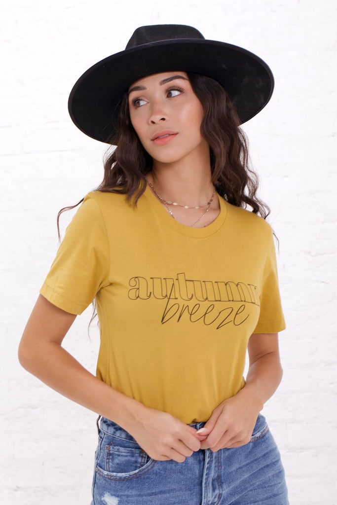 Autumn Breeze Graphic Tee    mikarose dress Mikarose- Tilden Co.