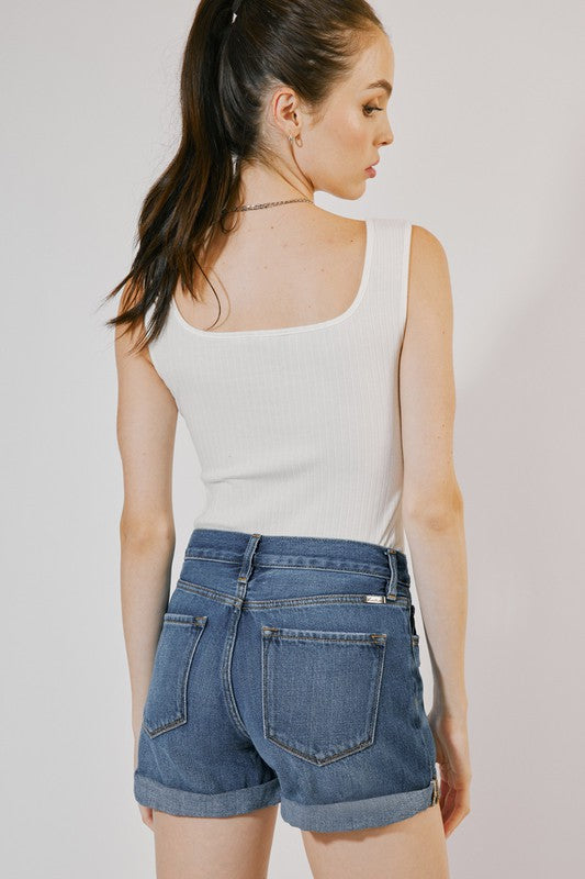 Beau High Rise Shorts    Shorts Kancan- Tilden Co.