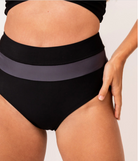 Black Colorblock Bottom    Swimwear Nani- Tilden Co.