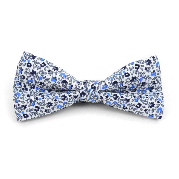 Blue Mini Floral Bow Tie    tie selini- Tilden Co.