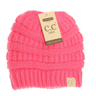 CC KIDS Solid Fuzzy Lined Beanie New Candy Pink New Candy Pink  Kids Beanie CC Brand Beanies- Tilden Co.