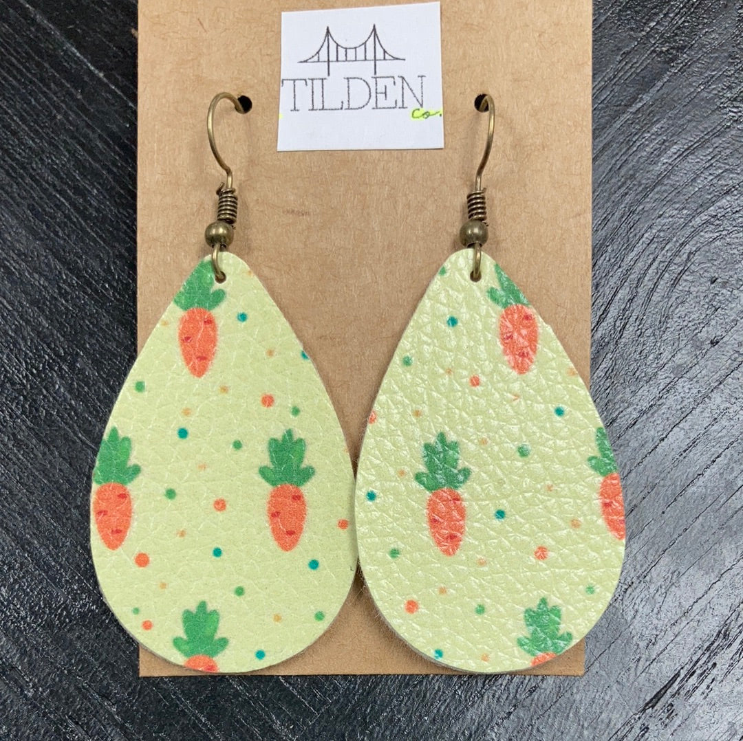 Carrot Earrings     Daydreamer Creations- Tilden Co.
