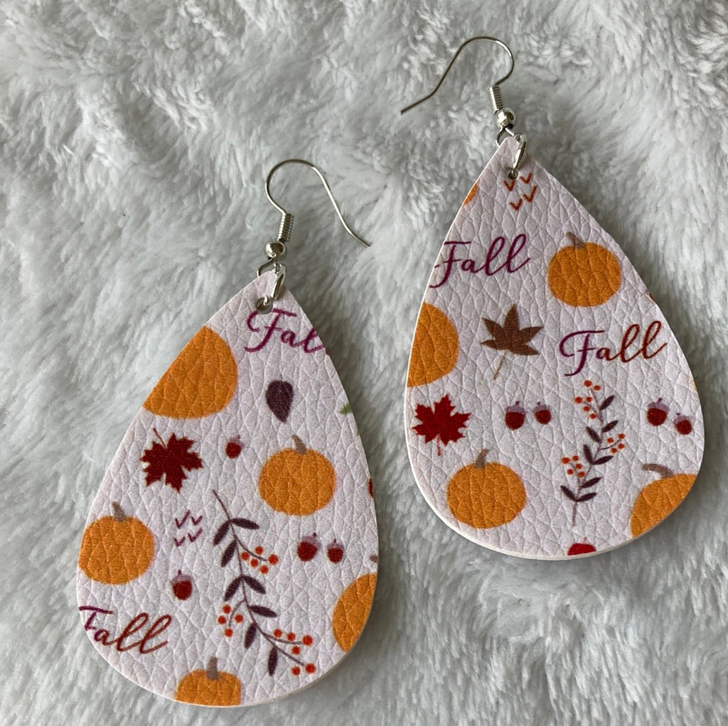 Fall Pumpkin Earrings    Earrings Daydreamer Creations- Tilden Co.