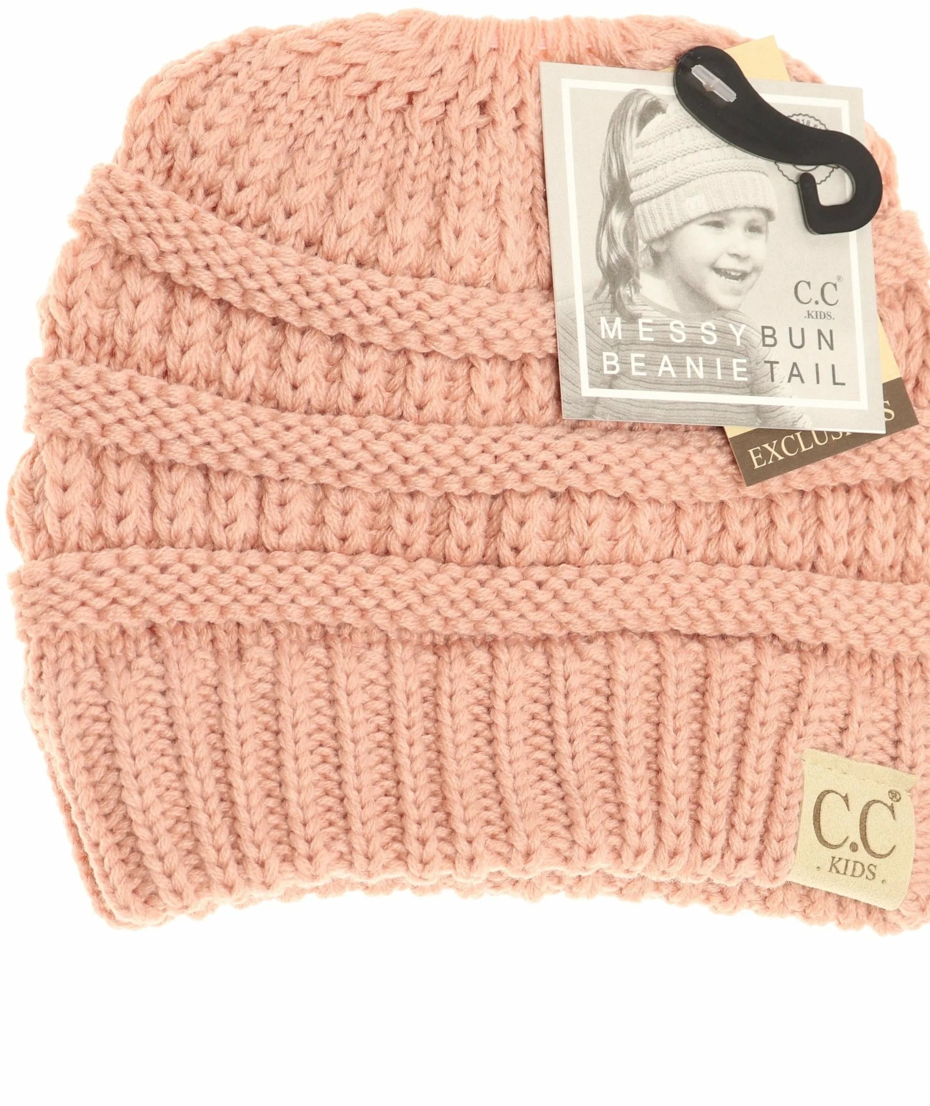 Kids Solid Classic CC Beanie Tail Indie Pink Indie Pink  beanie CC Brand Beanies- Tilden Co.