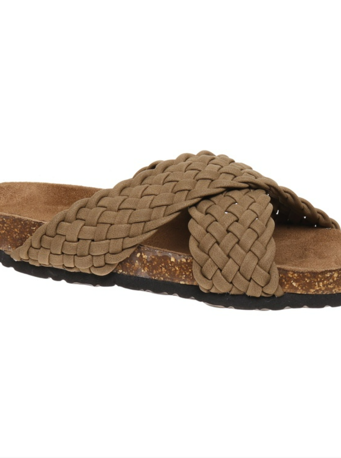 Outwood Bork Slip-on Sandal with Braided Straps in Taupe- Final Sale    Shoes Olem Shoe Corp- Tilden Co.
