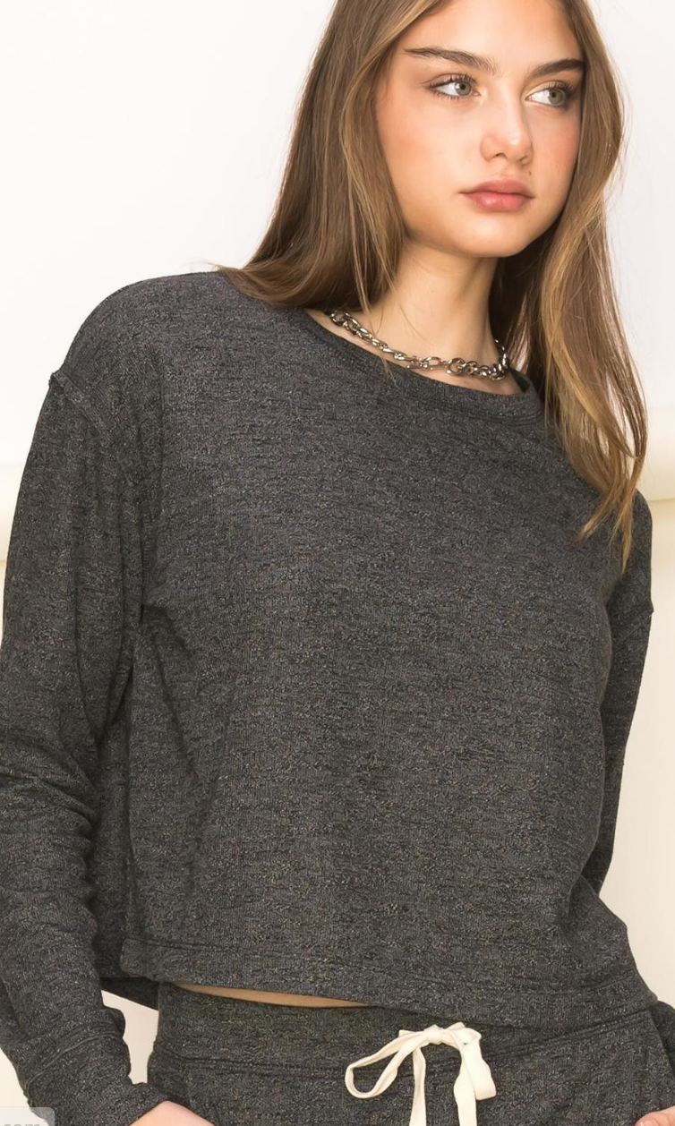 Out In Town Long-Sleeve Top - Final Sale    Sweater Double Zero- Tilden Co.