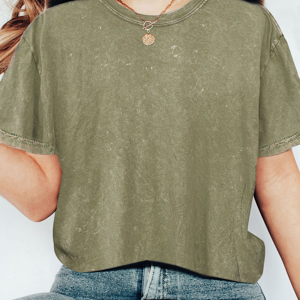 Mineral Washed T-Shirt Sage / Small Sage Small Shirts & Tops Rustee Clothing- Tilden Co.