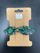 St. Patrick’s 3 Faux Leather Bow (1)    earring Daydreamer Creations- Tilden Co.