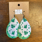 St. Patrick’s Day 2 Faux Leather Earrings    earring Daydreamer Creations- Tilden Co.