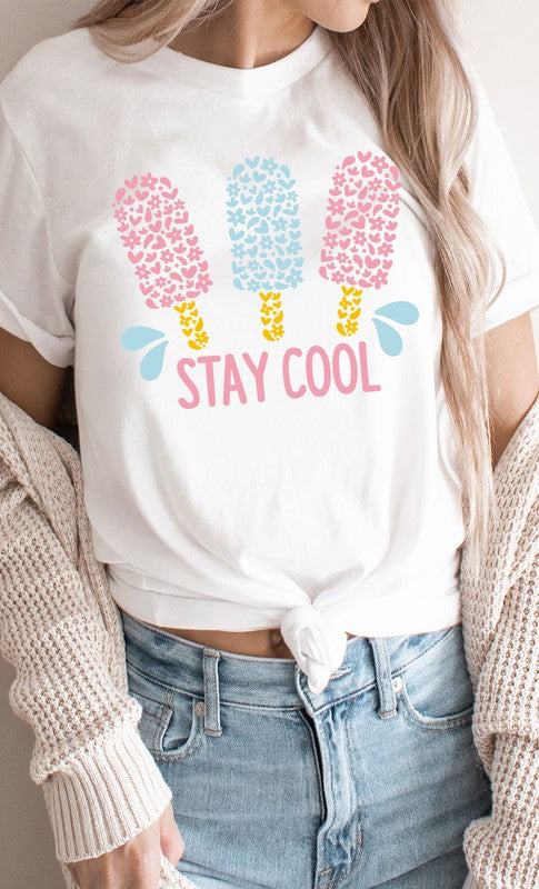 Stay Cool Graphic Tee - Final Sale    Shirts & Tops Kissed Apparel- Tilden Co.