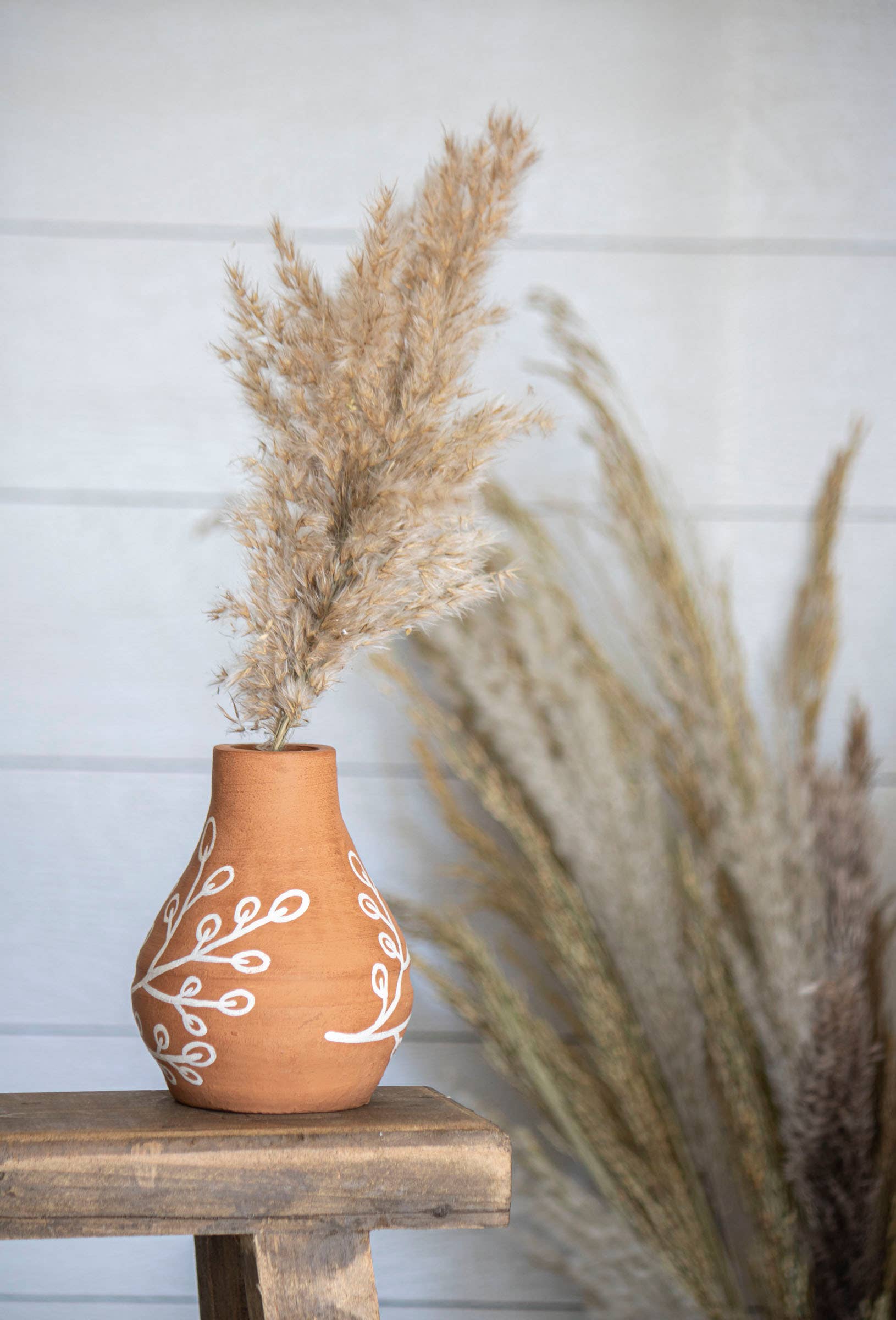 Nicole Terracotta Bud Vase    decor Foreside Home & Garden- Tilden Co.