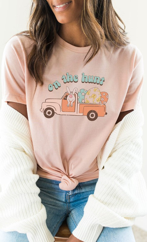 On the Hunt Graphic Tee - Final Sale    T-Shirt Kissed Apparel- Tilden Co.