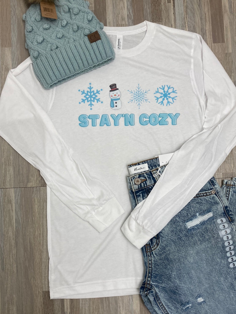 Stay’n Cozy Long Sleeve Tee     Daydreamer Creations- Tilden Co.
